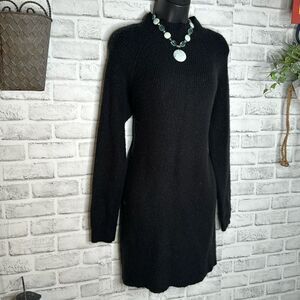 The Limited Black Cozy Sweater Dress Size Medium